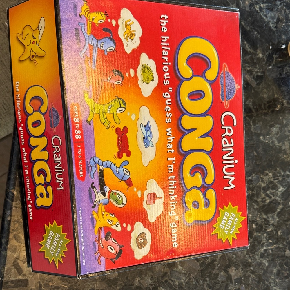 Cranium Conga Game - Red and Yellow